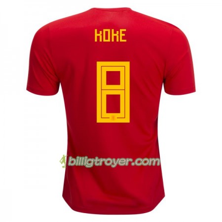 Billige Fotballdrakter Spania Koke 8 VM 2018 Hjemmedraktsett